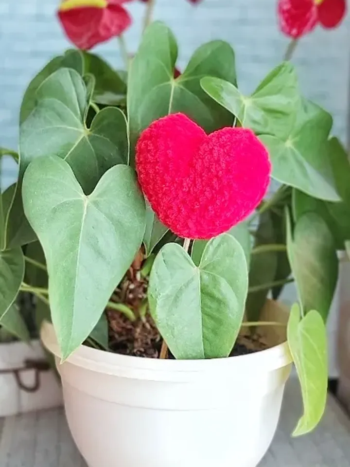 Crochet pattern heart, crochet keychain, easy crochet pattern