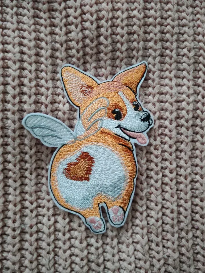Amur corgi with wings