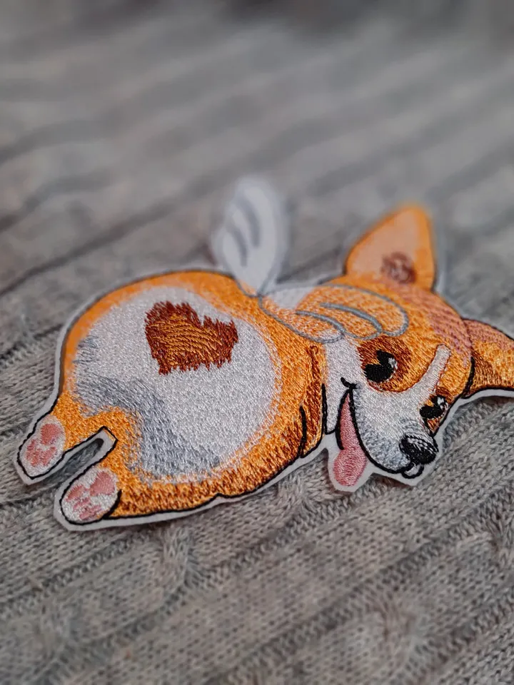 Amur corgi with wings