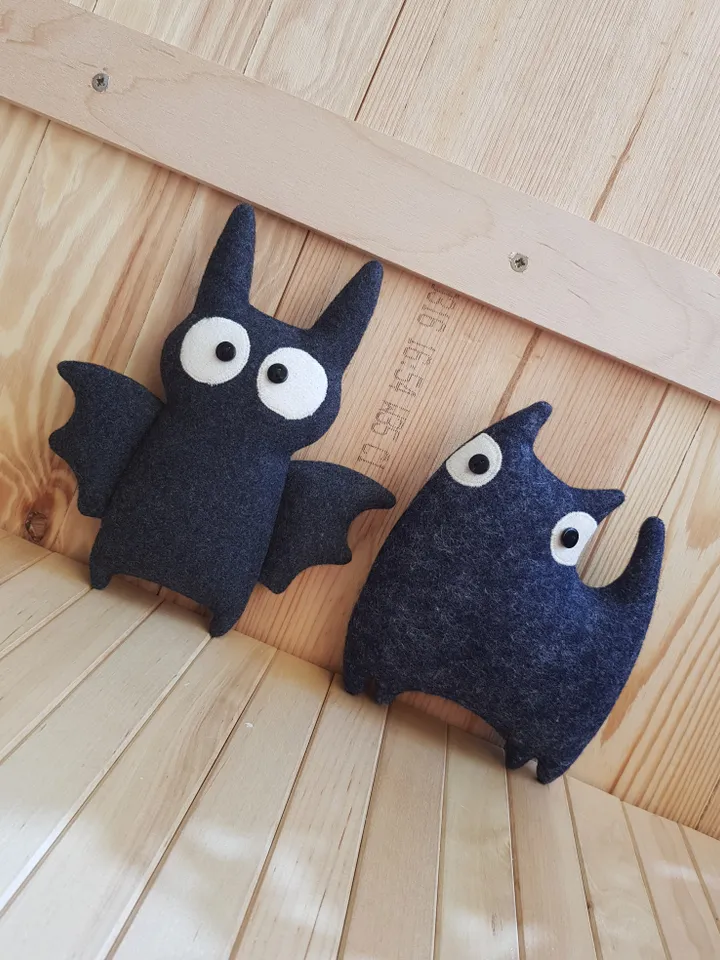 Black Cat Sewing pattern PDF, Halloween doll diy, Stuffed animal of felt