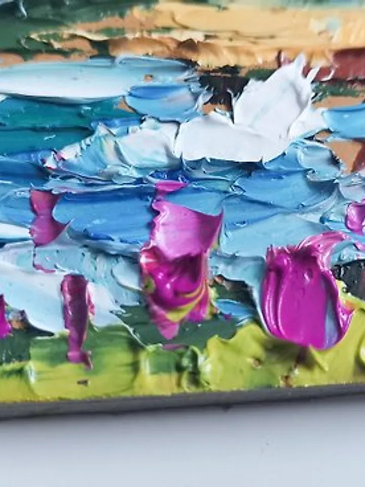 Seascape 油畫 Painting 油畫原作 Original Art Impasto 手工油畫 Poppy Art by Verafe