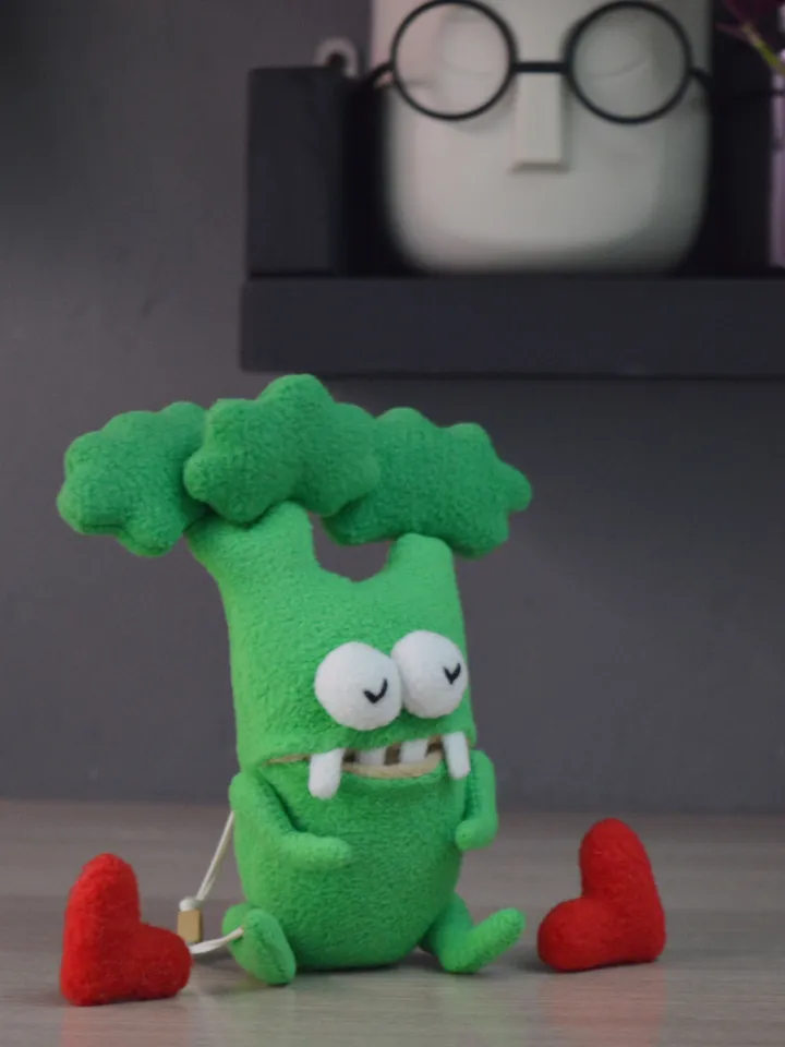 Plush Broccoli Toy Pattern – Fleece Softie PDF Tutorial