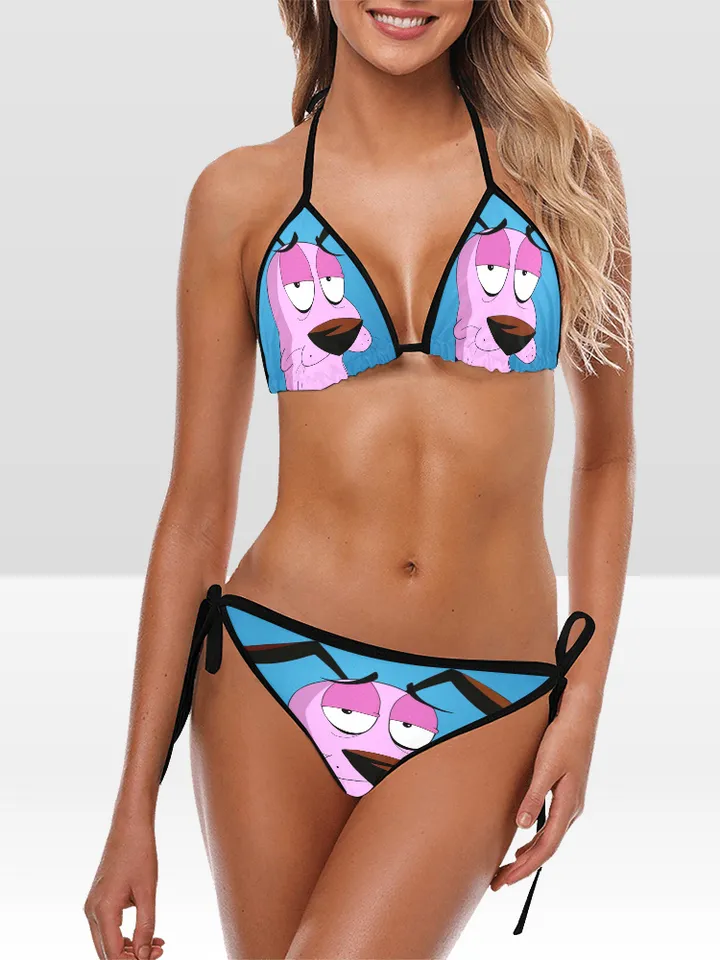 Courage The Cowardly Dog Bikini Swimsuit