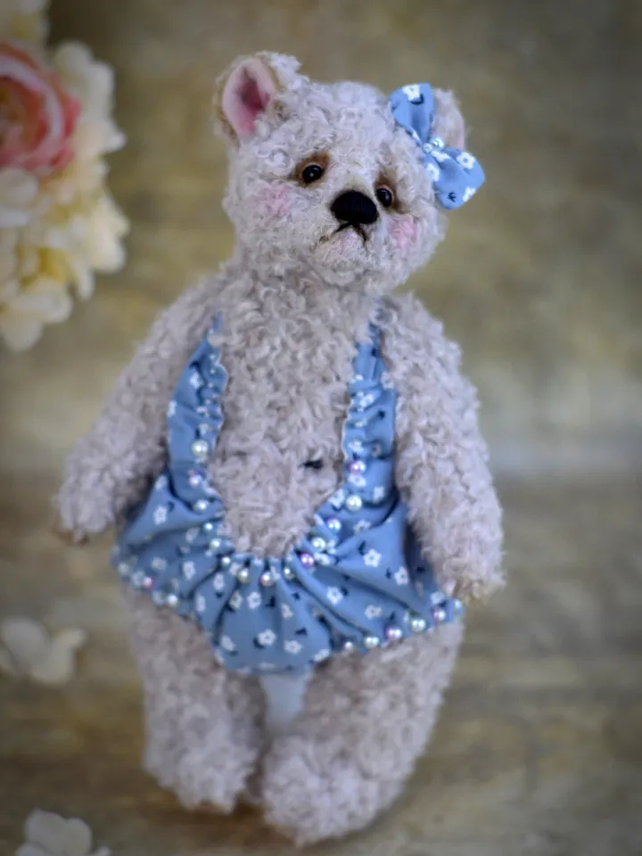 Teddy bear Lenusya, a soft toy