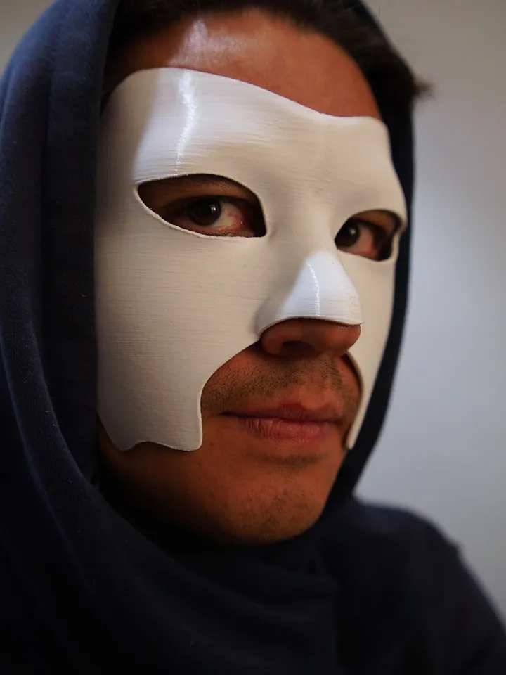 The Phantom of the Opera mask Bauta Venetian mask