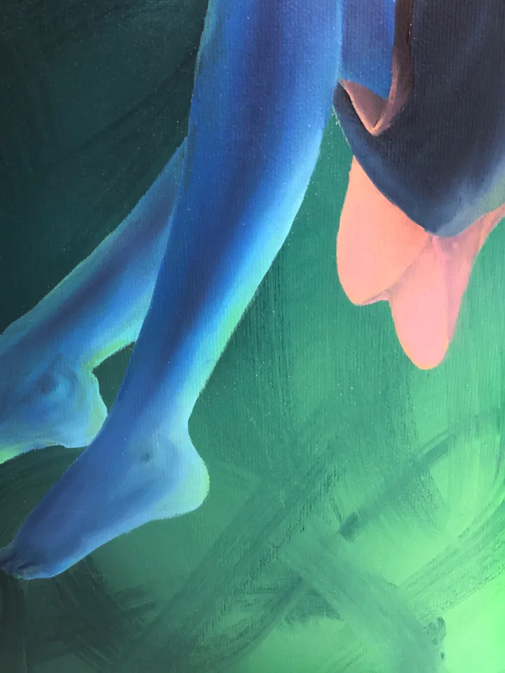 Octomaris Nim Painting On the light Artwork by Iris Buton