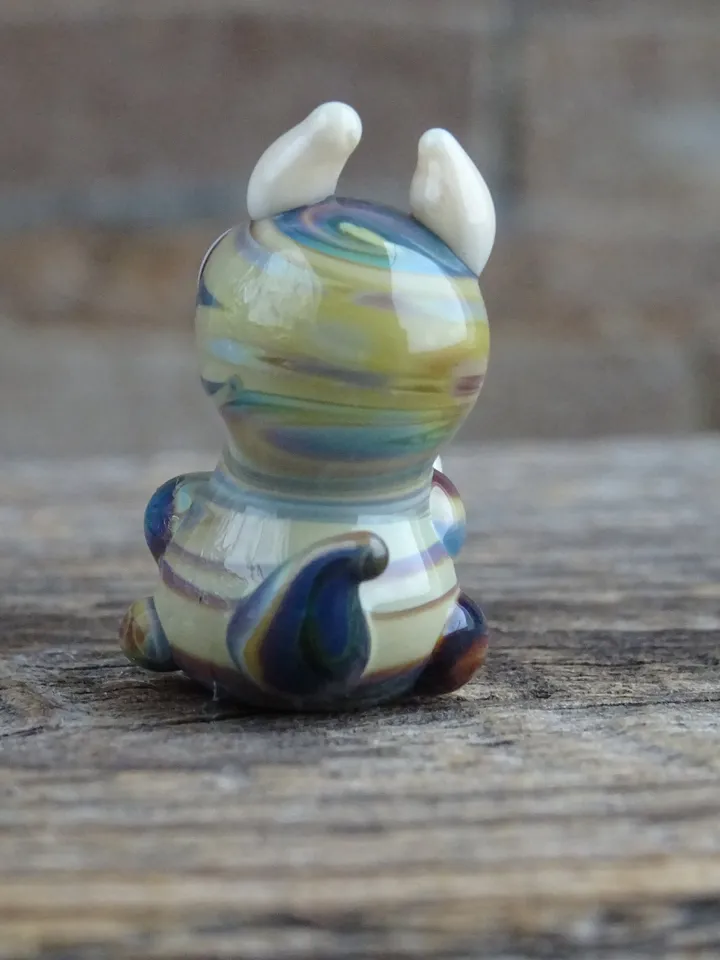 Tiny monster miniature glass monster figurine monster sculpture for terrarium decoration or fairy garden decor