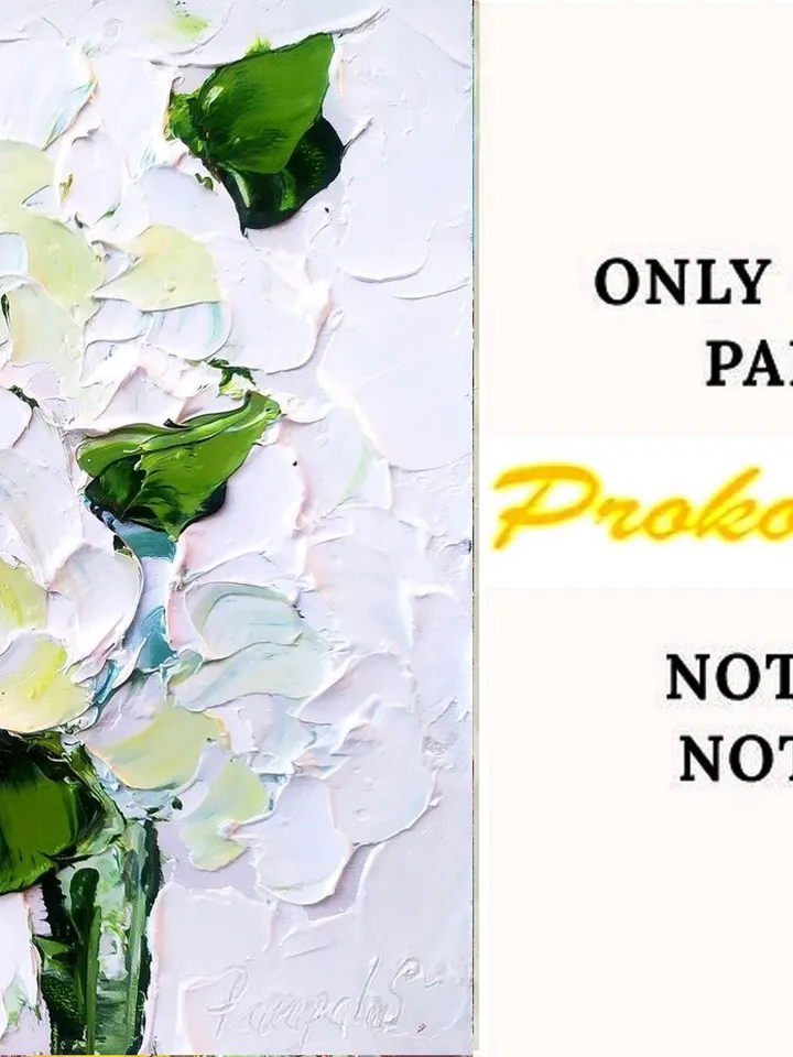 Hydrangea Painting Impasto Original Art 6 x 5 Flowers Oil Painting Original Paintings Floral Small Artwork Art by ArtProkopaloSv