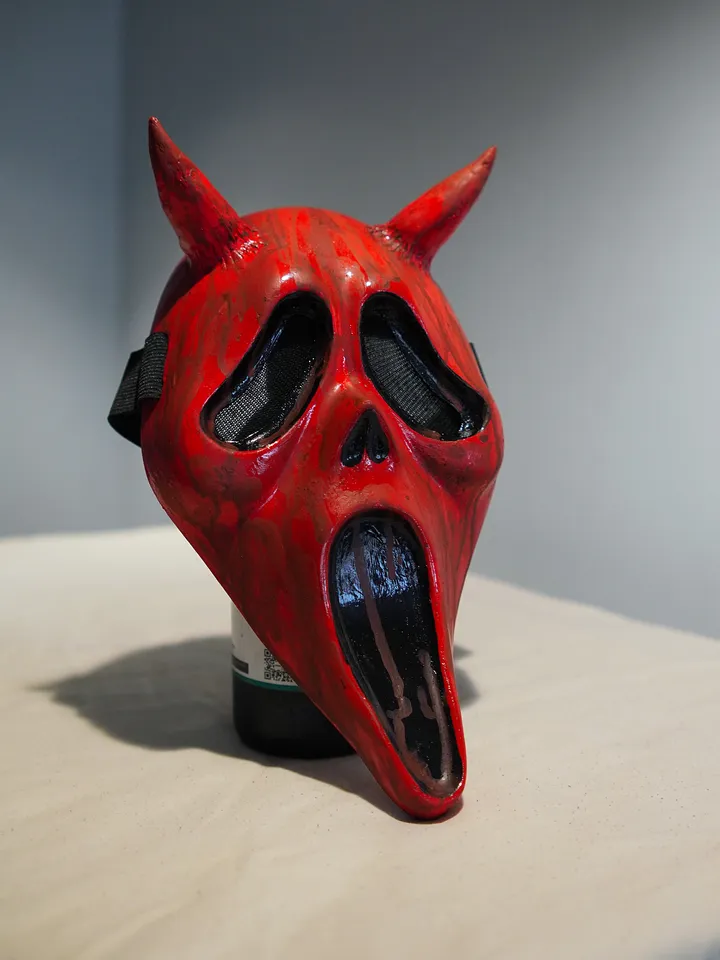 Killer Devil with Horns Mask Dead by daylight mask wearable halloween costume cosplay survival horror game Killer mask