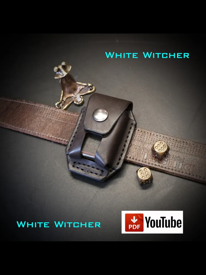 Zippo pouch / сase - leather pattern PDF. EDC57