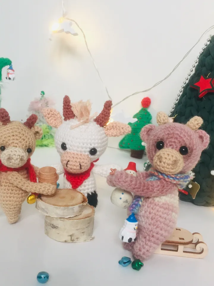 Crochet Pattern Mini bull