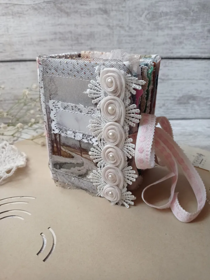 Miniature junkbook notebook handmade