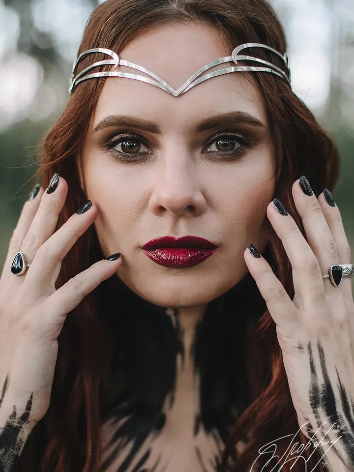 Witchcraft accessory pagan Jewelry elves and fairies dark witch tiara wiccan goddess diadem Crown pagan priestess Etaine