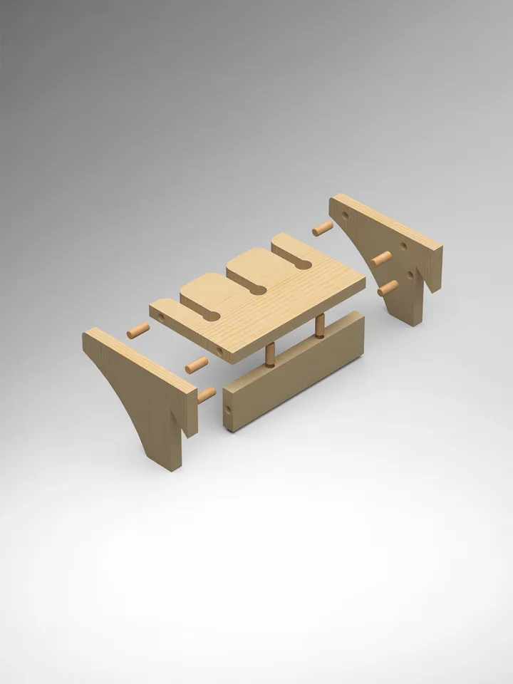 CHISEL Rack Plans (PDF, SVG) for Workshop – DIY French Cleat Storage System
