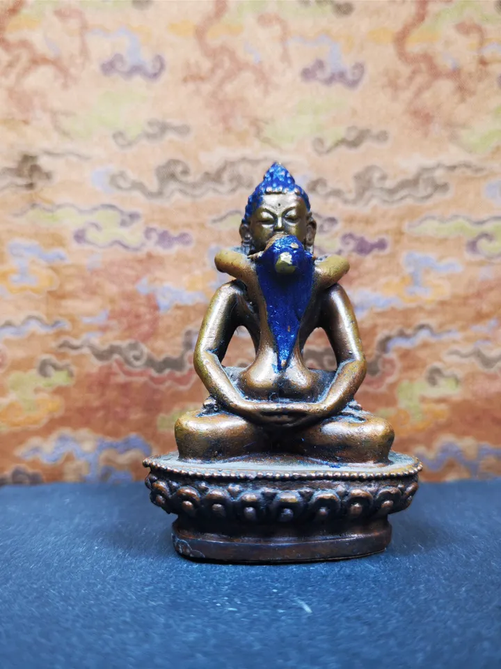 Gandhanra Handmade Samantabhadra in Yab Yum Statue,Anuttarayoga Tantra,For Tantric Practice & Acro Yoga,Handmade in Nepal