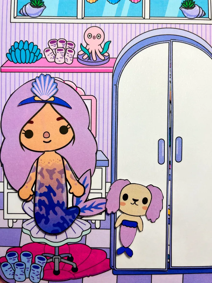 Toca Boca Mermaid's Paper House