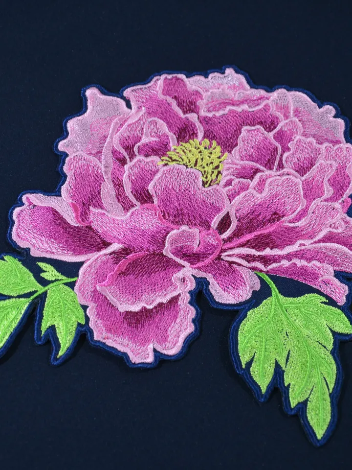 Digital file for machine embroidery "Peony"