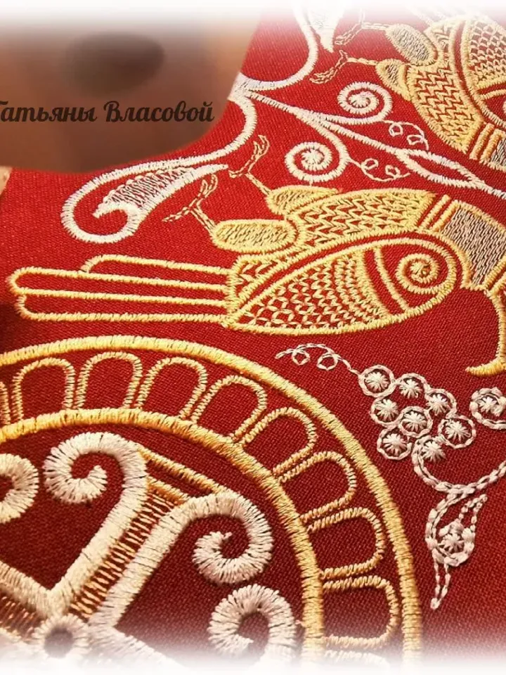 "Birds" designs for machine embroidery.