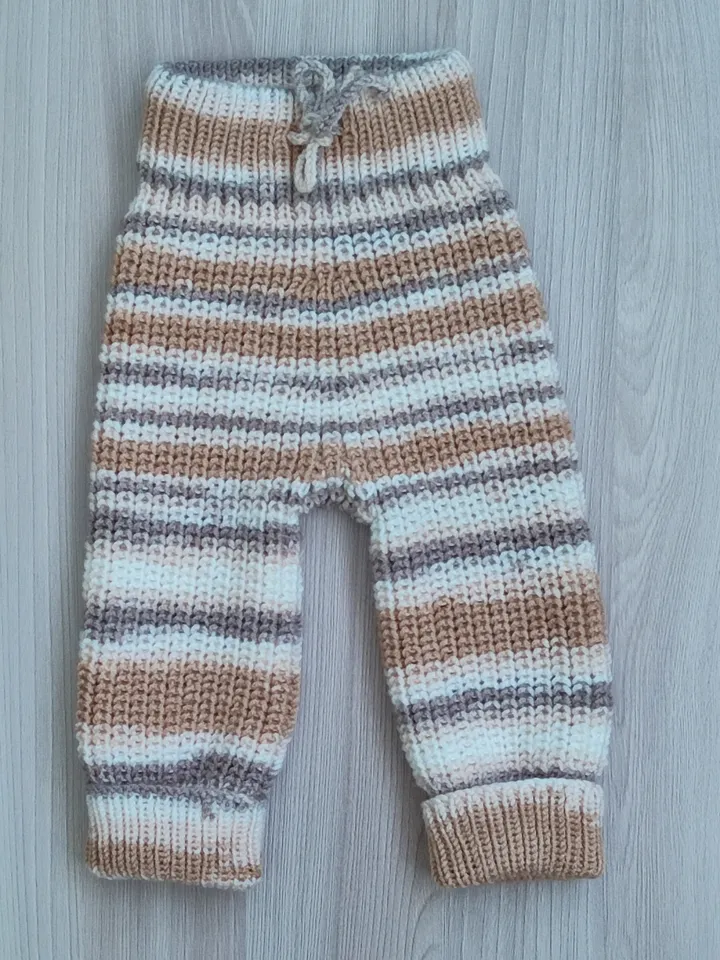 Baby kids Knit Side Button Sweater and Pants, 2 Piece Set