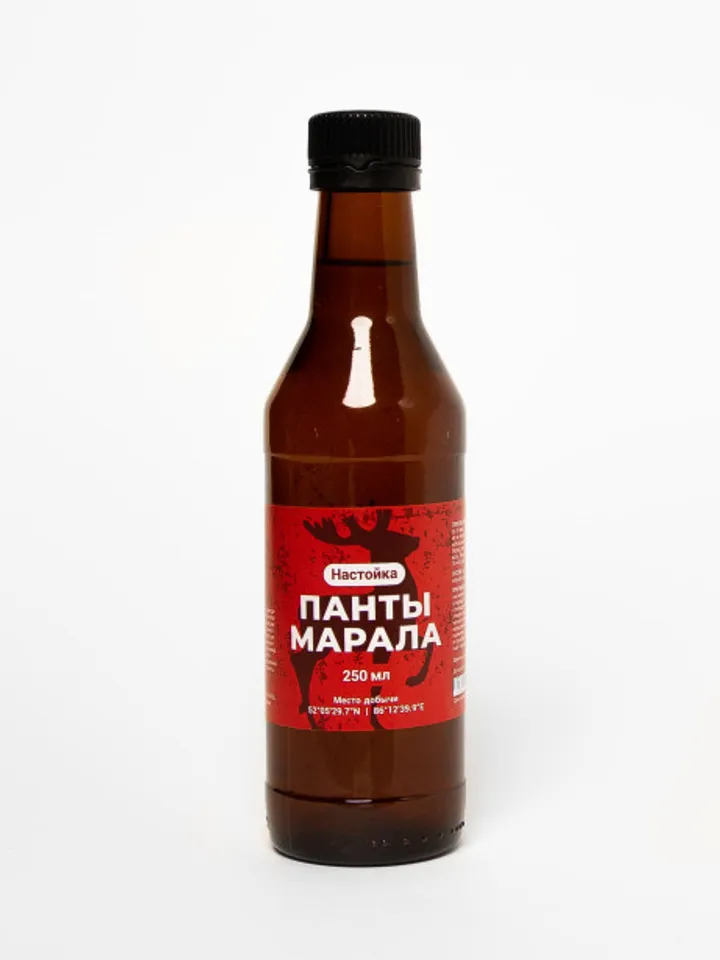 Maral antler tincture 100%, 250 ml