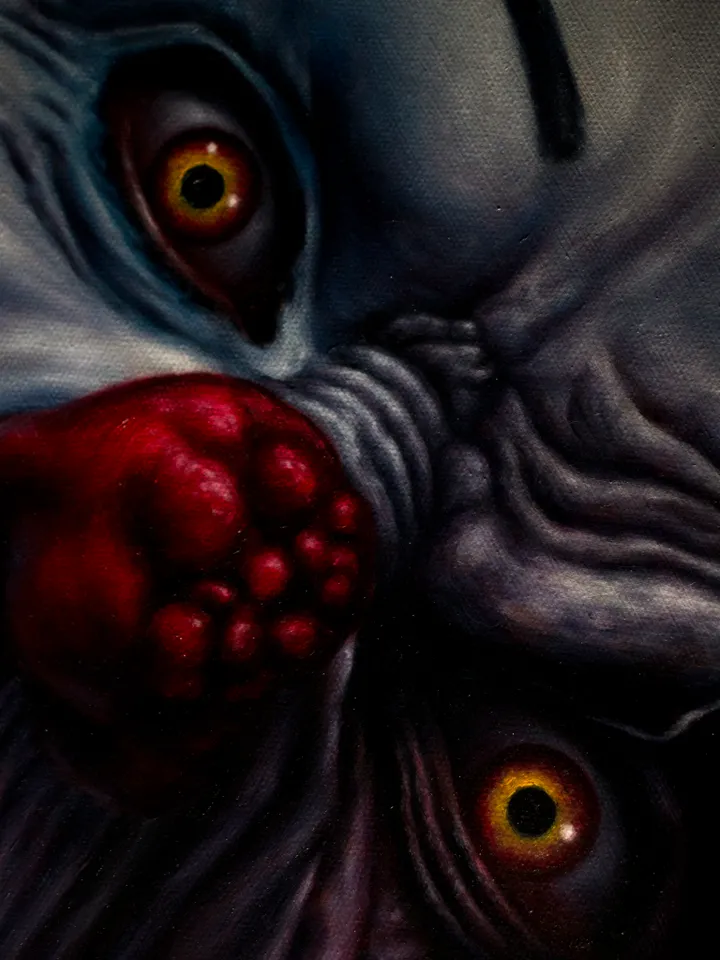 Oil painting Pennywise It