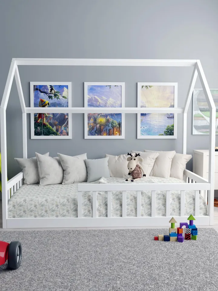House Bed Plans, Twin Size, DIY, PDF