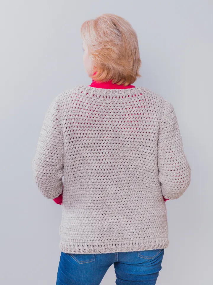 Women's Jacket Jacqueline Simple Crochet Pattern