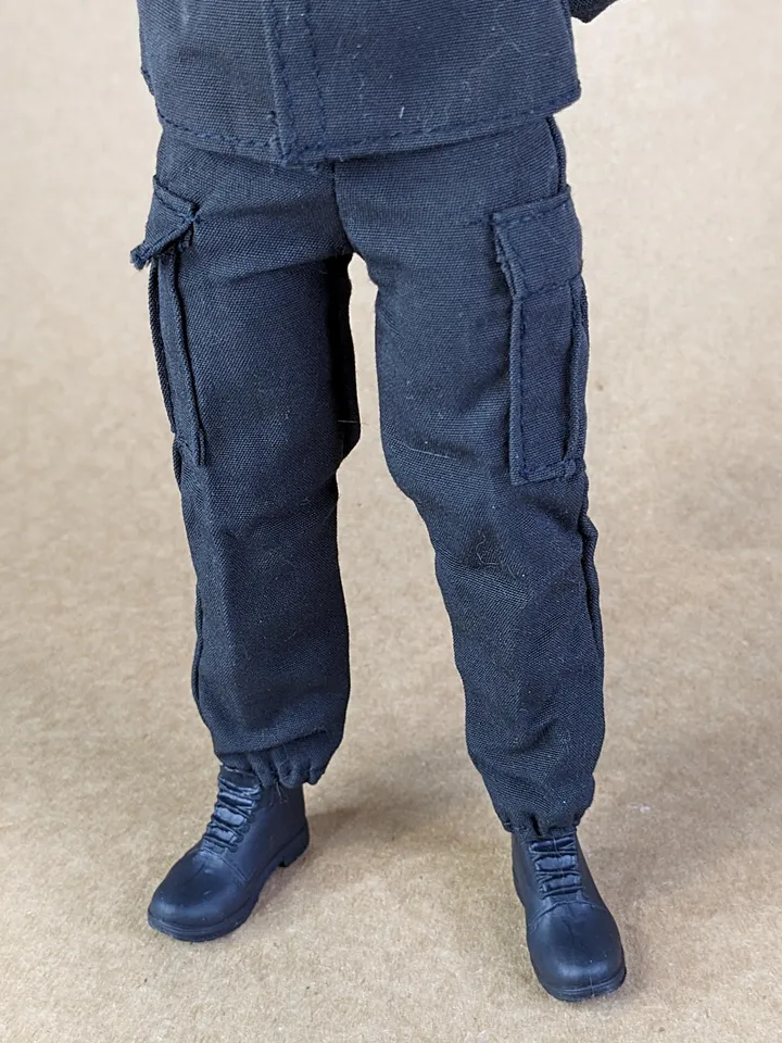 Black military set for 12 inch male dolls