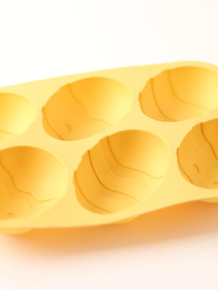 Silicone mold for baking, cooking, candy and chocolate making, Easter Egg shape soap making DIY resin