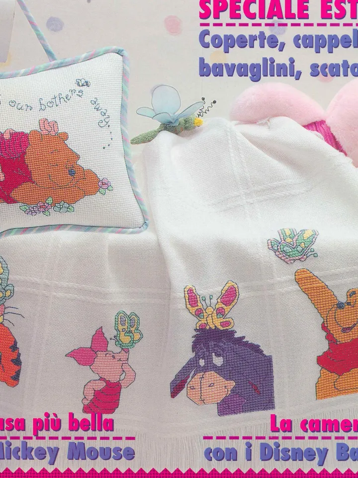 Winnie Pooh and Friends Cross Stitch Pattern Digital Download PDF