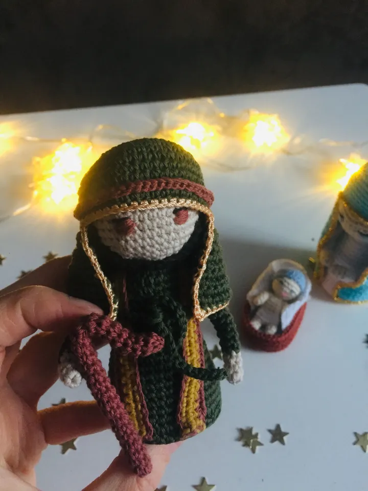 Crochet Pattern Christmas Nativity 3pcs