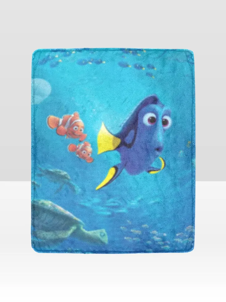 Finding Nemo Dory Blanket Lightweight Soft Microfiber Fleece