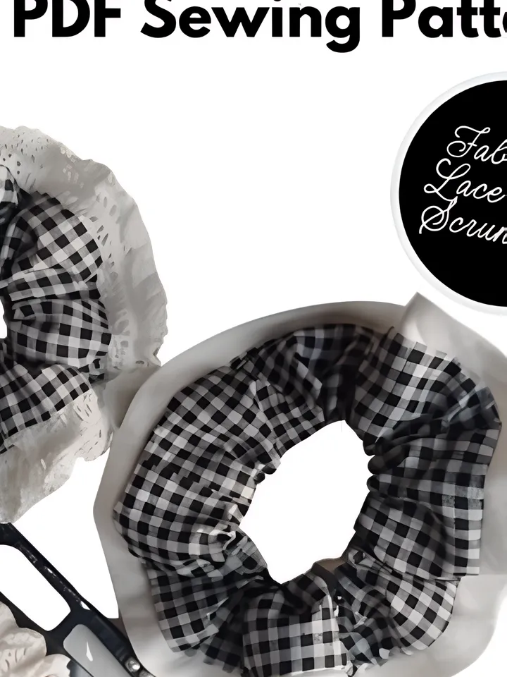 Trim Scrunchie Sewing Pattern