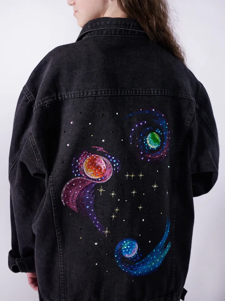 Set of machine embroidery designs “Space”