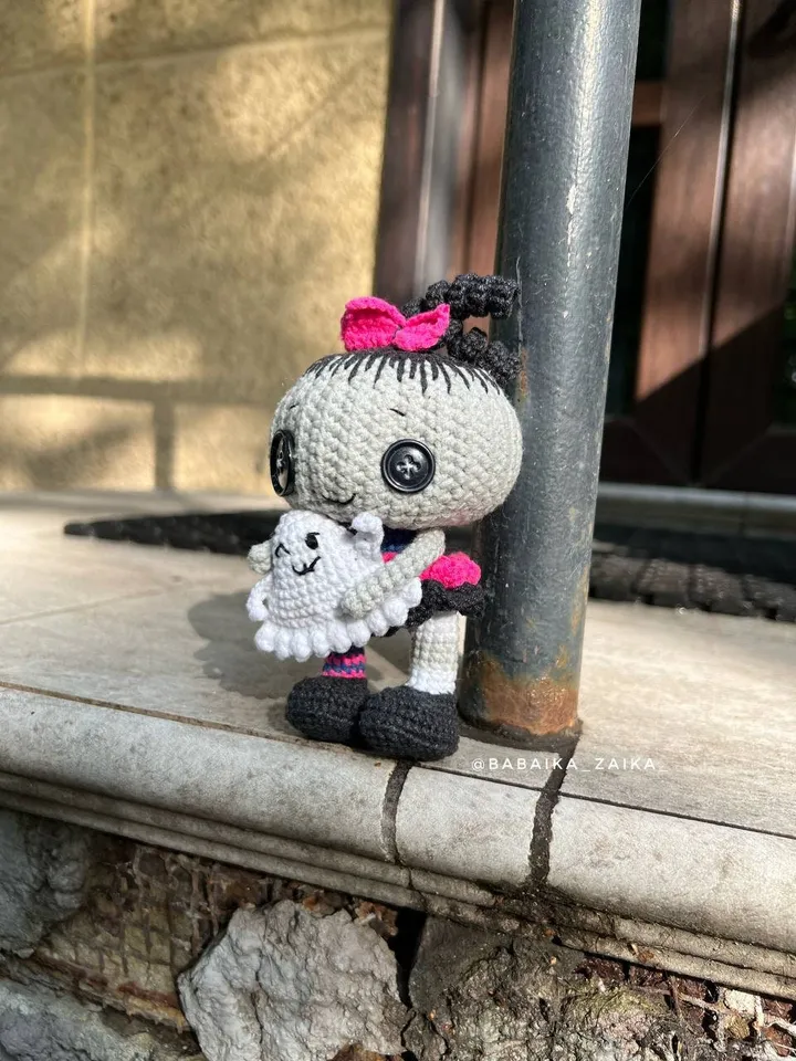 PDF Crochet Halloween Doll Pattern and Ghost, Amigurumi Pumpkin Doll, Halloween decor, Amigurumi Ghost, Amigurumi Pumpkin monster