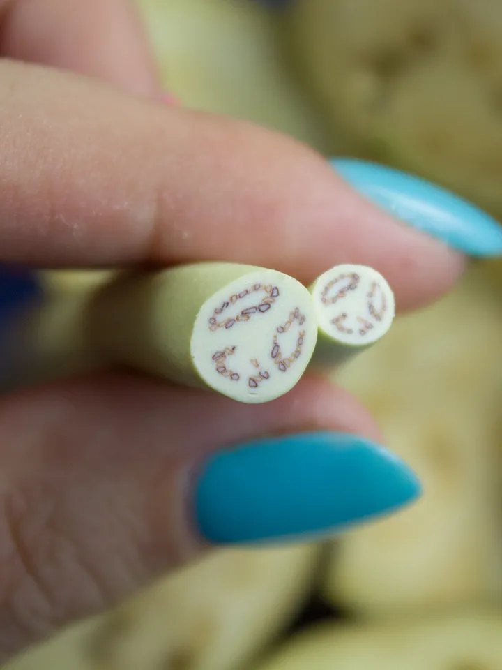 TUTORIAL Miniature eggplant with polymer clay