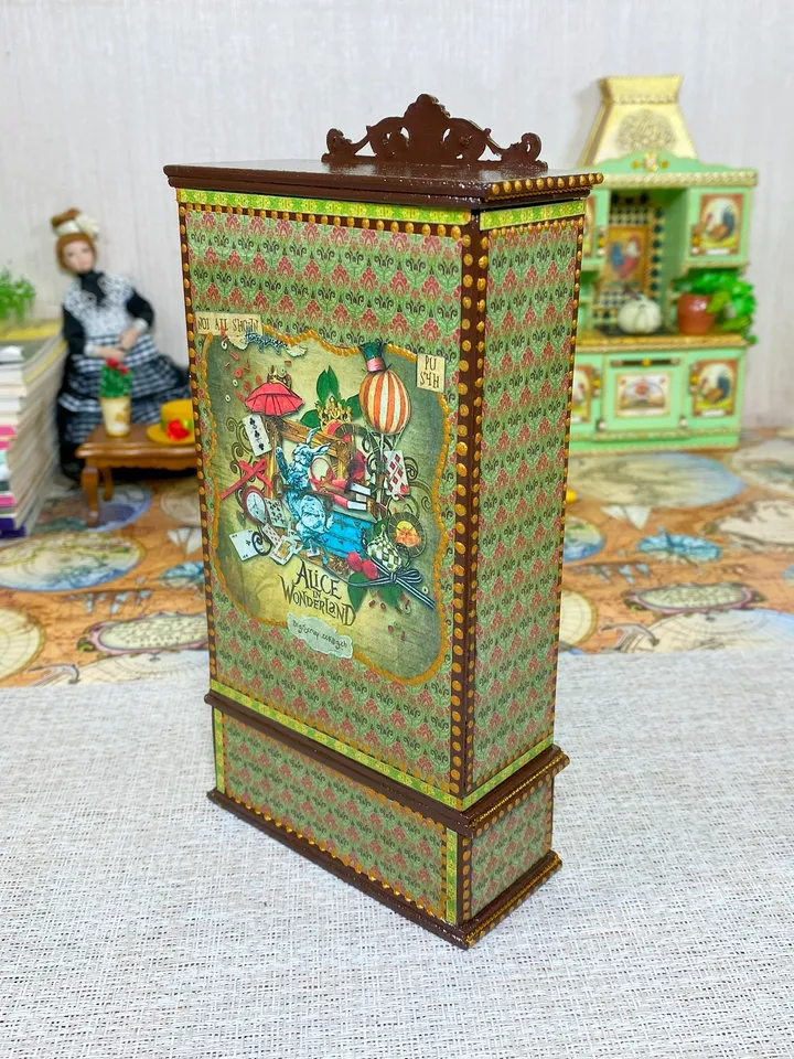 Tutorial. Doll closet. 1:12. Doll furniture. Dollhouse miniature.