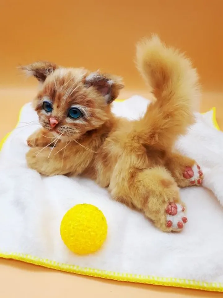 Sewing PATTERN Cat Toy - Posing Toy-Cat Toy - Stuffed Animal  - Toy Cat