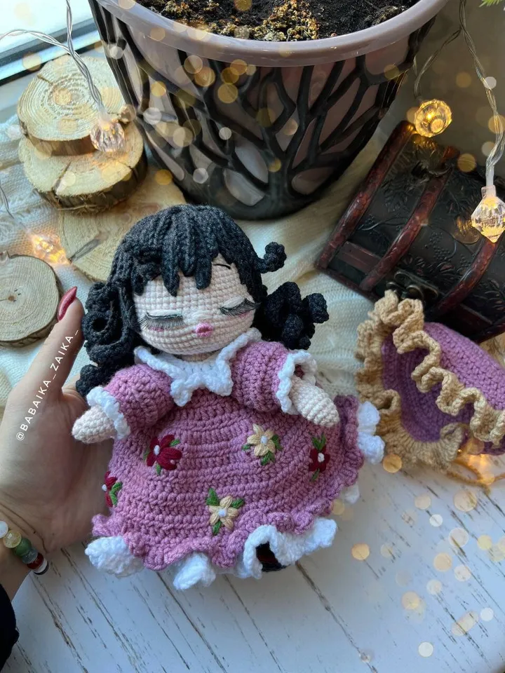 PDF Vintage Doll Crochet Pattern, Amigurumi Doll Pattern, Vintage Pattern, Crochet baby doll, Crochet doll, Amigurumi toys, Vintage decor