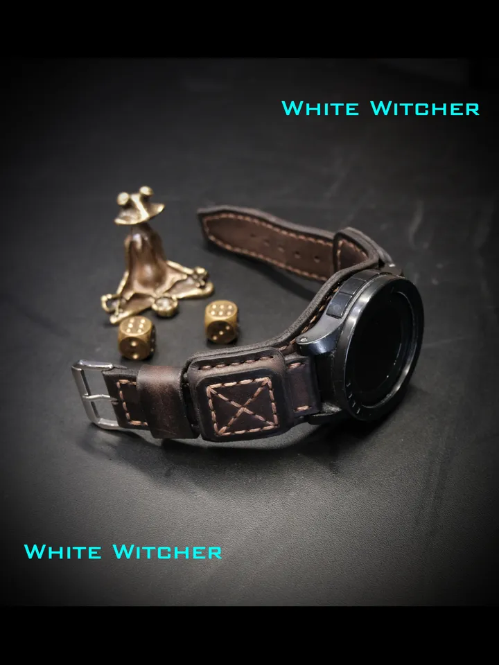 Handmade leather watch strap - wristband made to order.