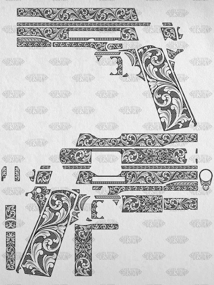 VECTOR DESIGN Colt 1911 Competition Classic Scrollwork