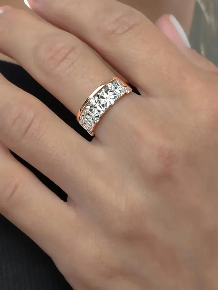 Ring silver 925, with cubic zirconia