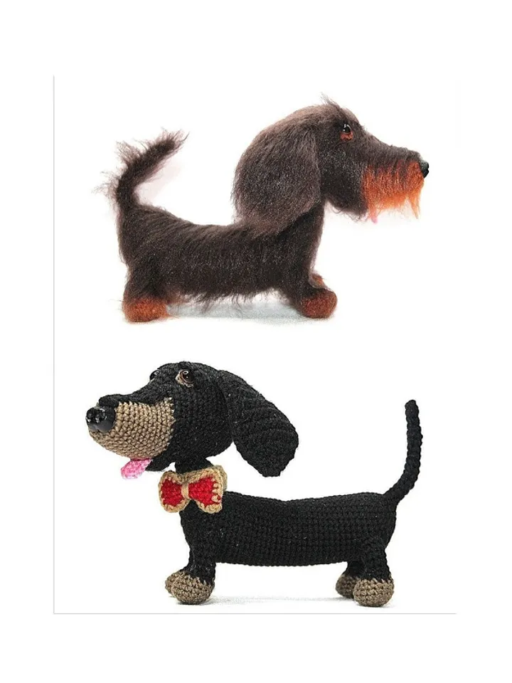 Crochet pattern dachshund dog - digital pattern PDF