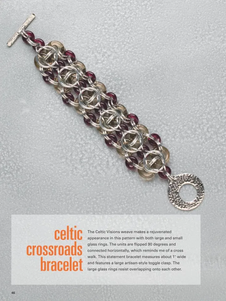 New Connections in Chain Mail Jewelry with Rubber and Glass Rings