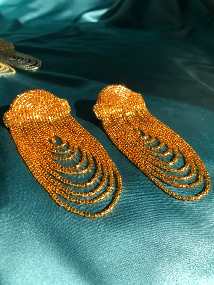 Cascade Beaded Earrings