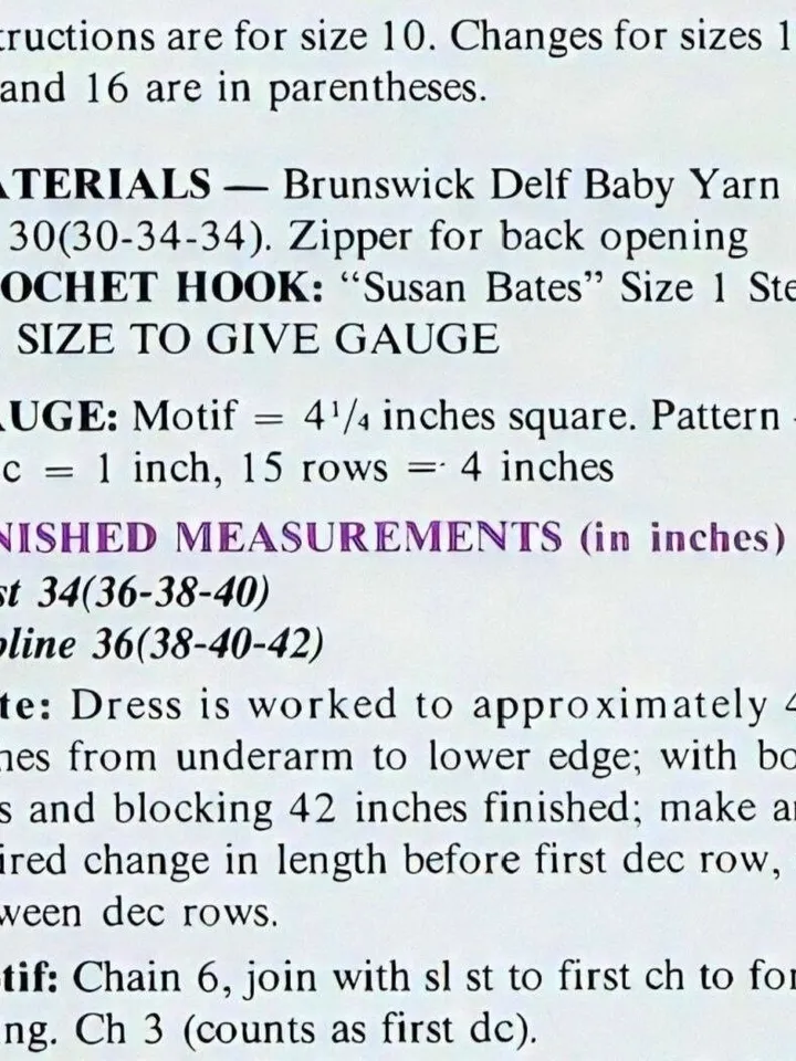 Dress crochet pattern, wedding dress crochet, sundress crochet pattern pdf