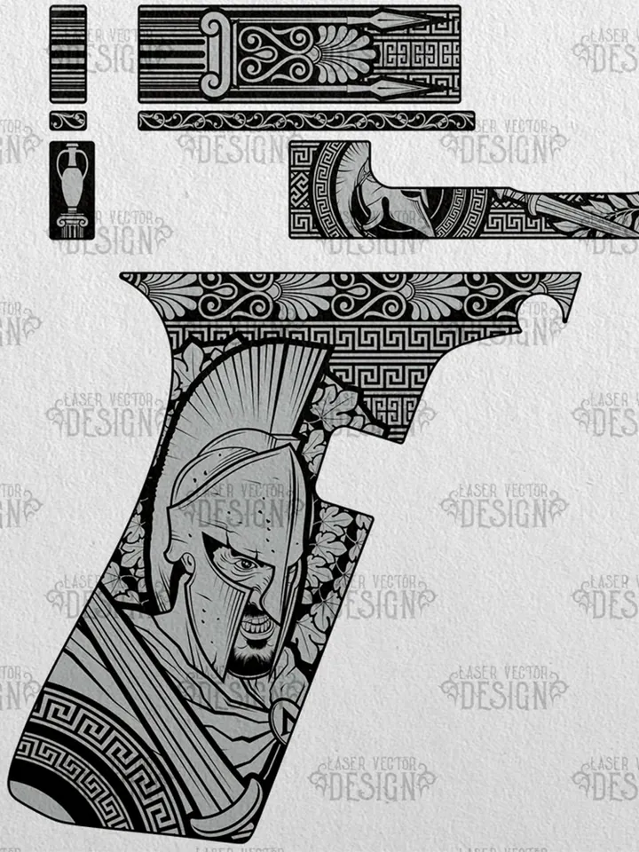 VECTOR DESIGN Glock 43 X Warrior of sparta