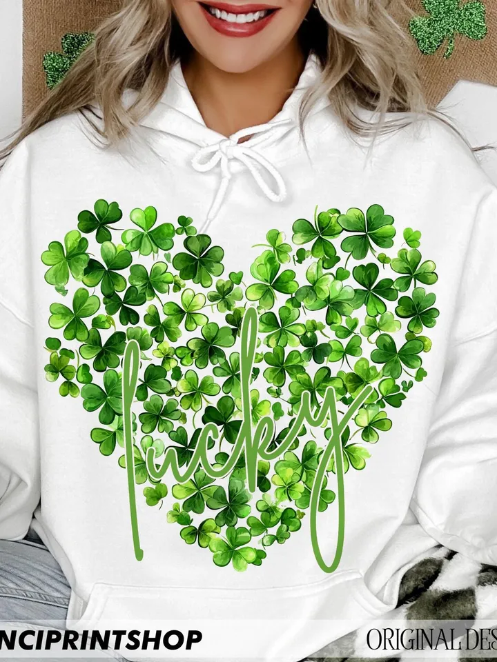 3 files, St. Patrick's Day Heart Clover png, St. Patrick's Day png, Lucky Shamrock png, Shamrock Heart png, St. Patrick's Shirt, Lucky png