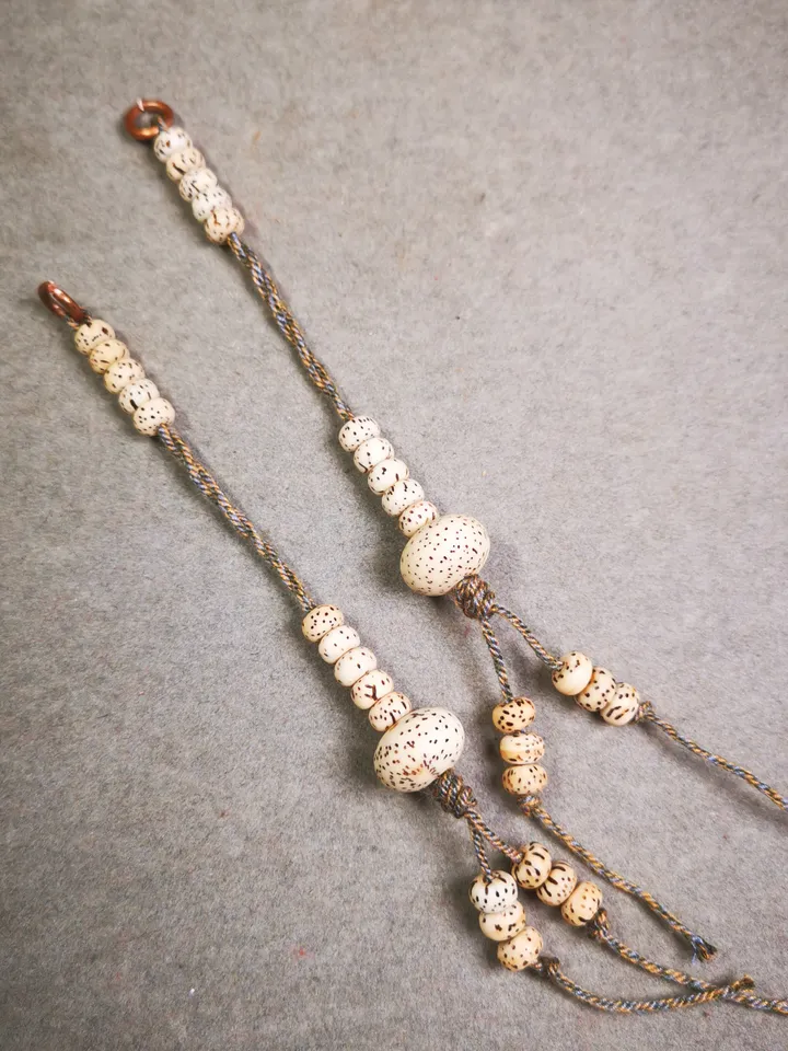 Gandhanra Handmade Tibetan Buddhist Mala Counters,Prayer Bead Counters,Made of Natural Lotus Seed Bodhi Beads