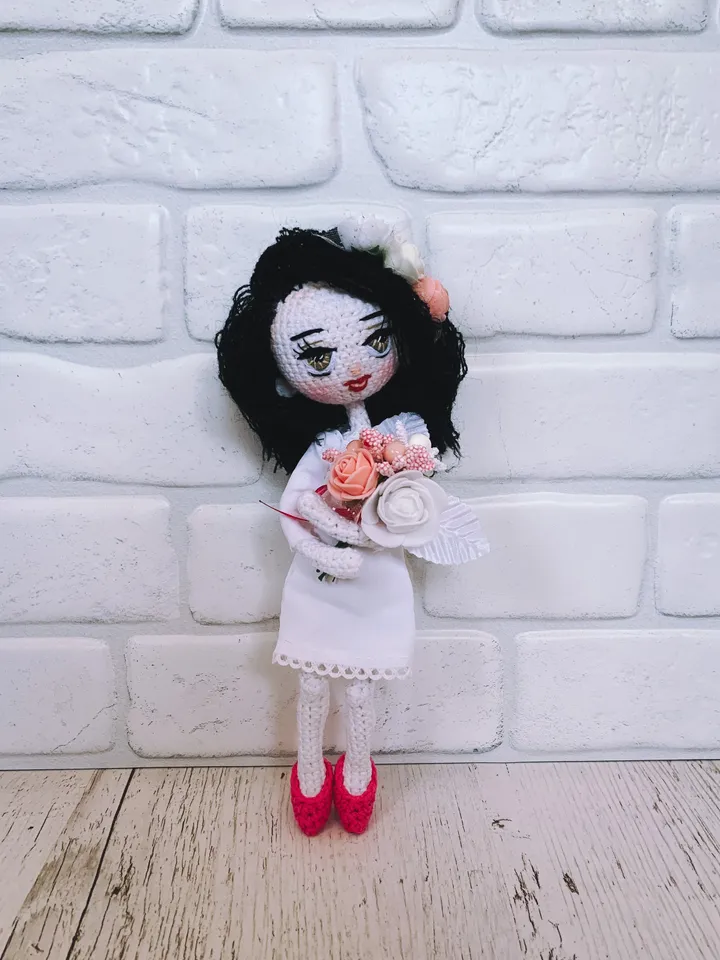 Look alike portraits doll, wedding custom, personalized gift for wedding, crochet amigurumi doll